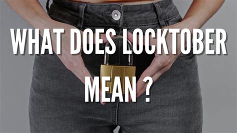 locktober challenge|What does Locktober mean